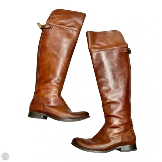 Boots Designer By Frye In Brown, Size: 8