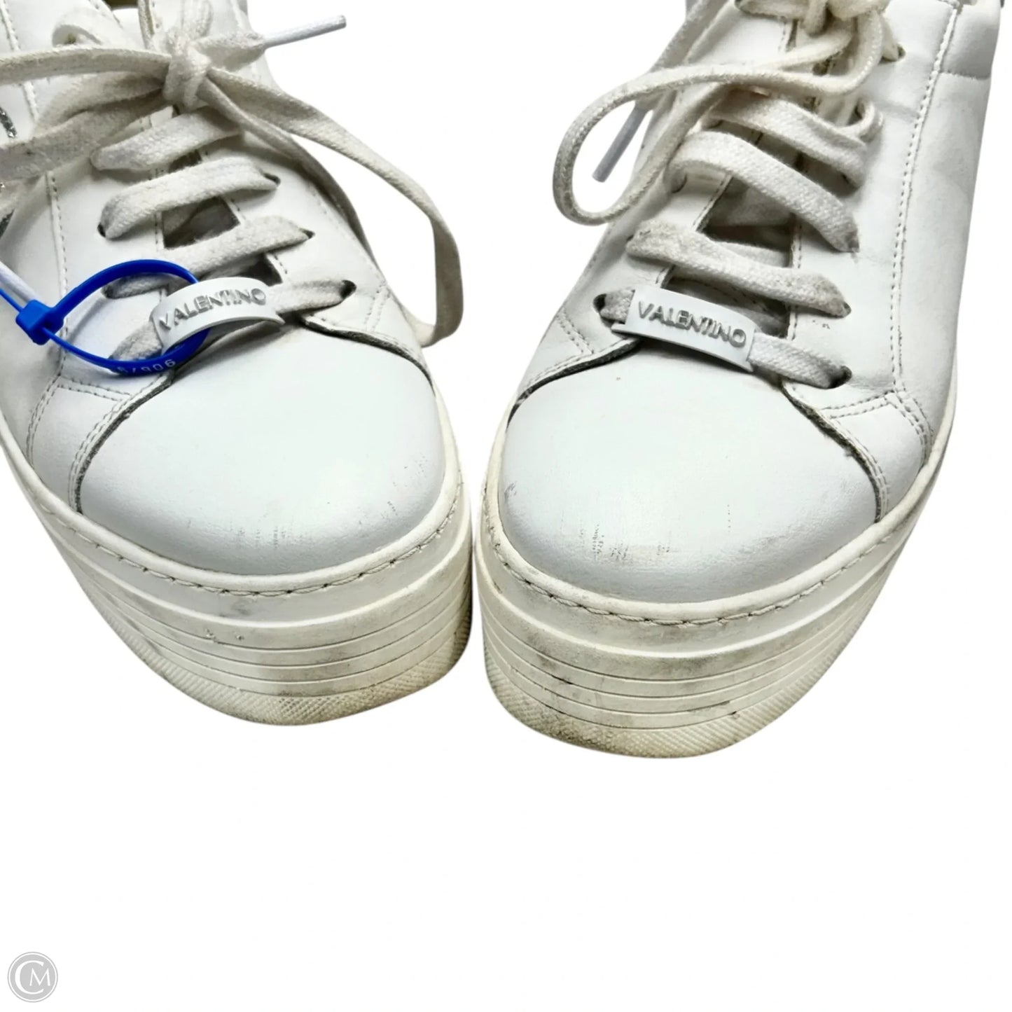 Shoes Designer By Valentino-mario In White, Size: 9.5