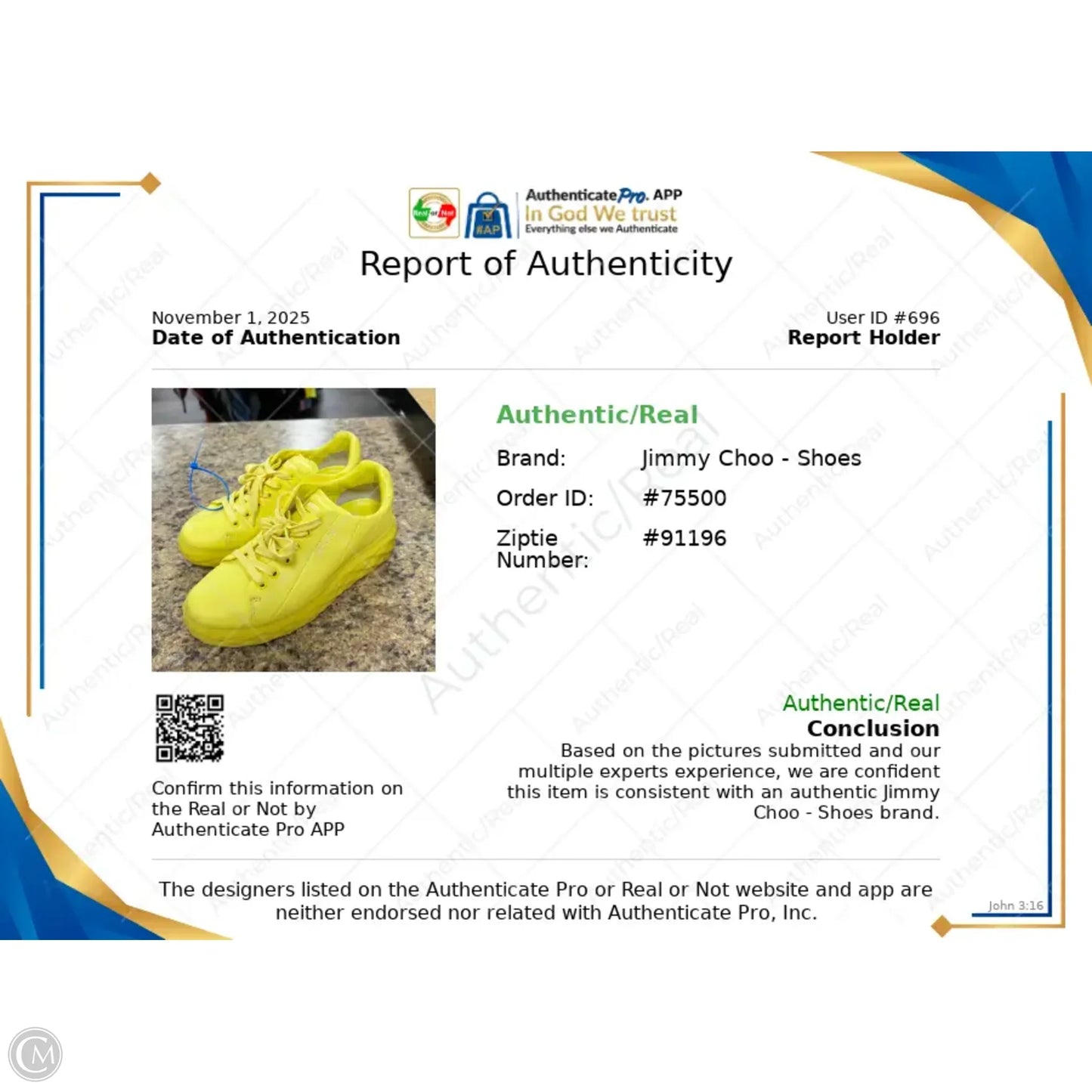 Shoes Luxury Designer By Jimmy Choo In Yellow, Size: 5.5