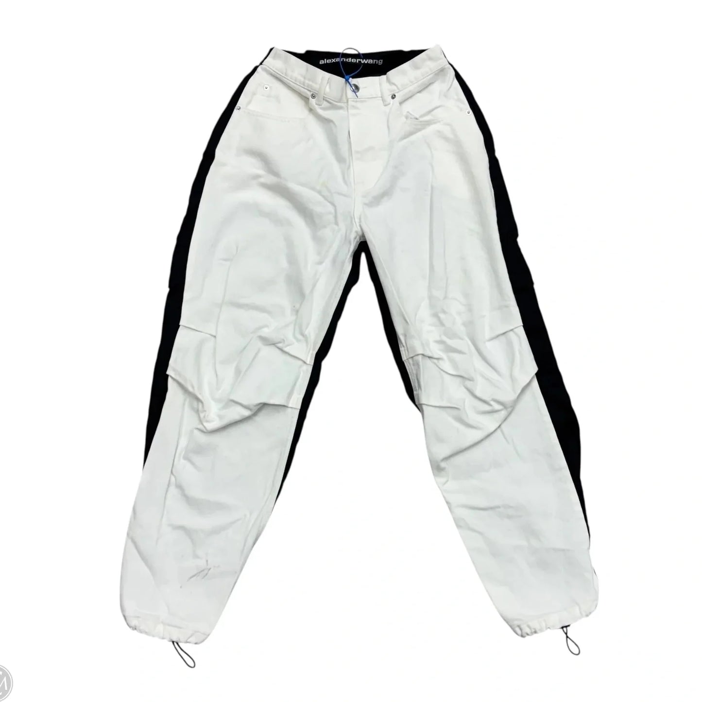 Pants Luxury Designer By Alexander Wang In Black & White, Size: 2