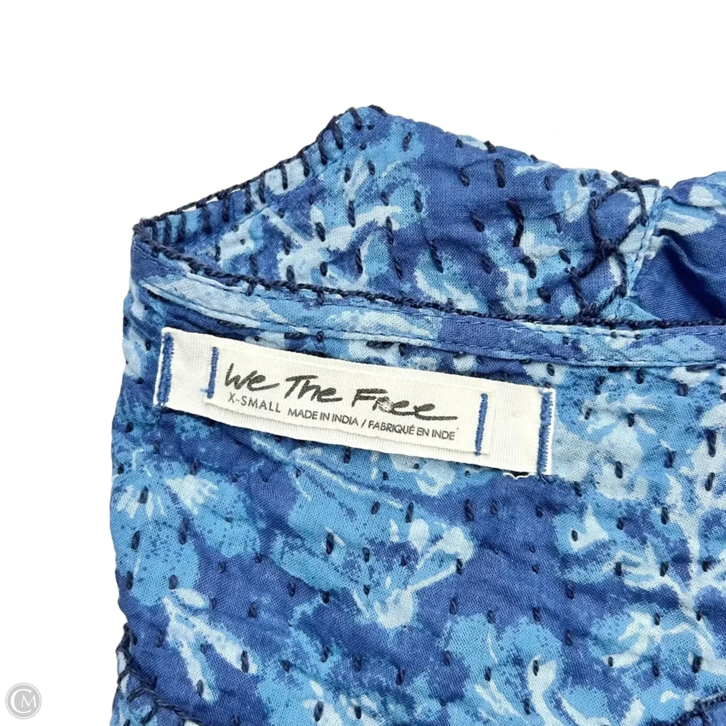 Blouse Long Sleeve By We The Free In Blue, Size: Xs