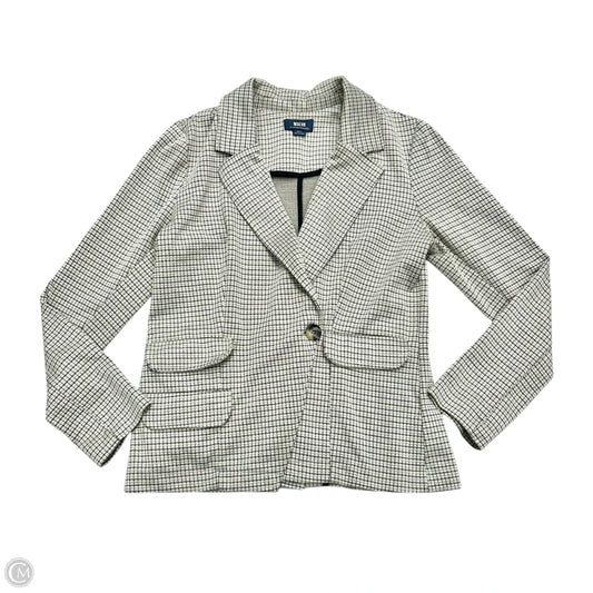 Blazer By Maeve In Cream & Tan, Size: M
