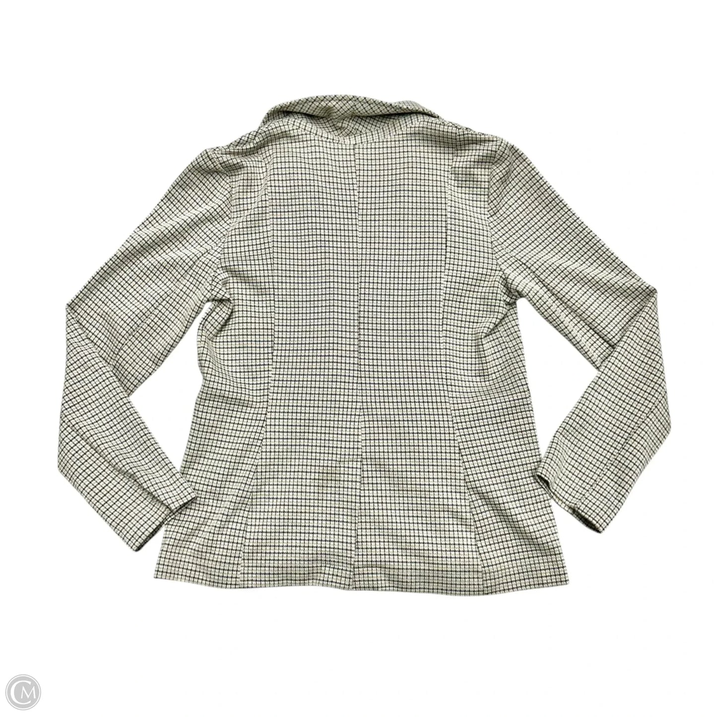 Blazer By Maeve In Cream & Tan, Size: M