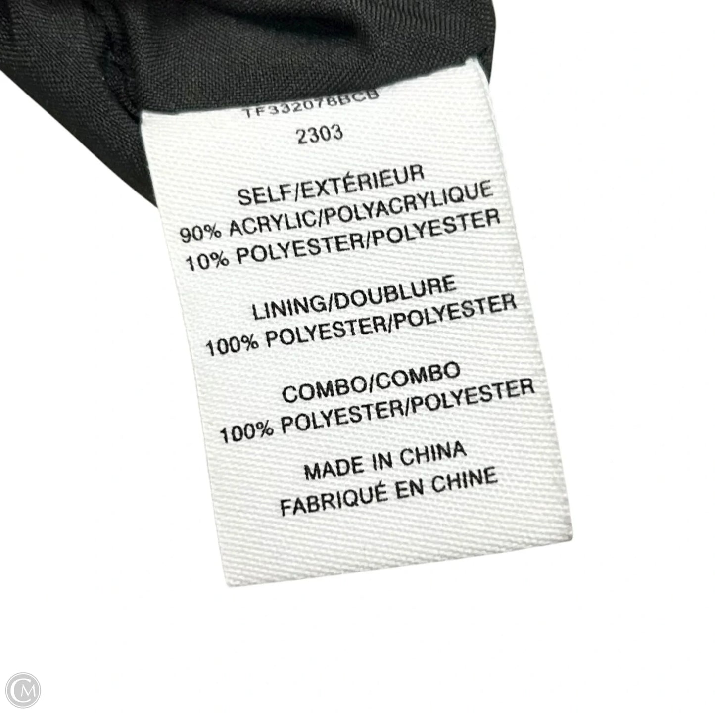 Blazer Designer By Derek Lam In Black & Tan, Size: L