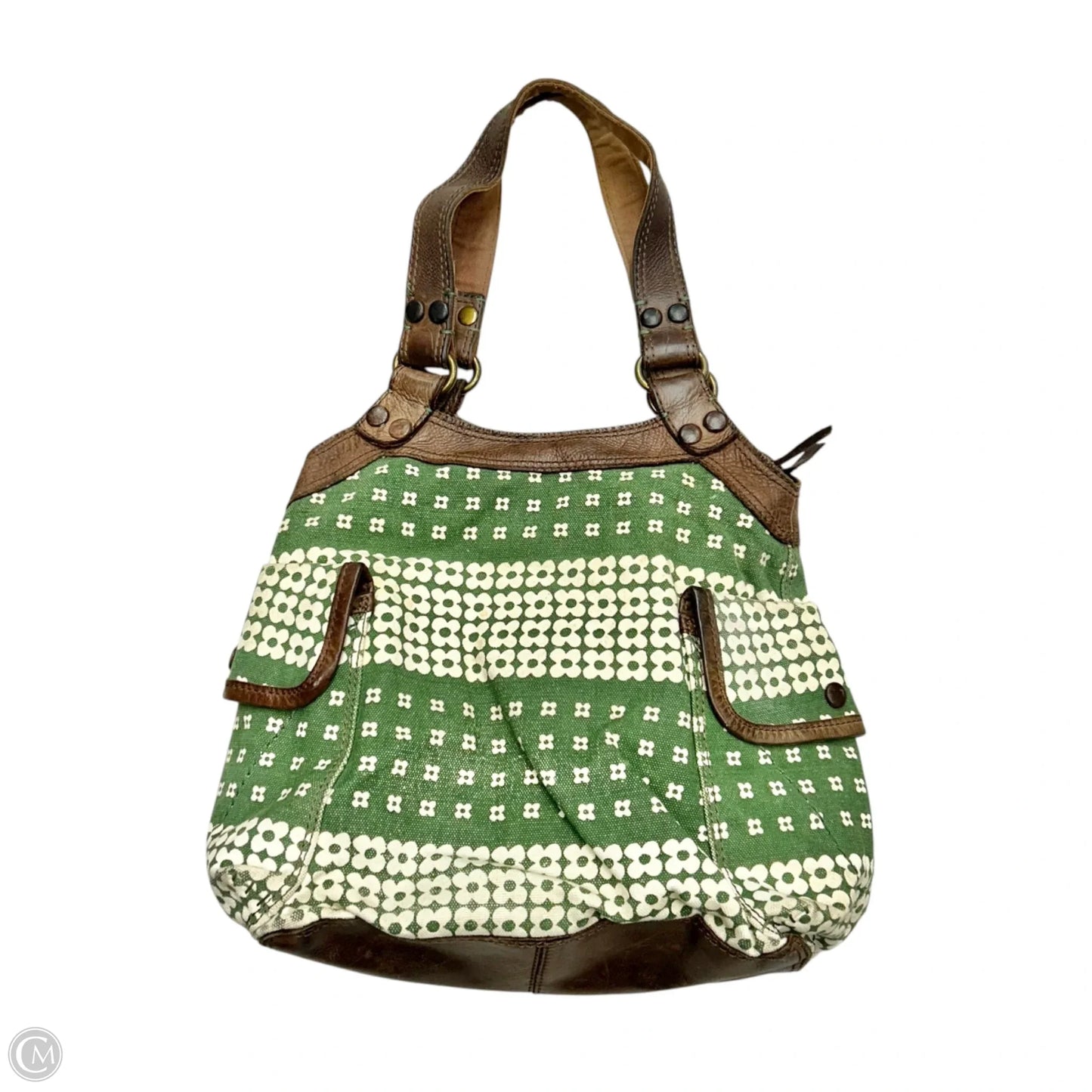 Handbag Leather By Lucky Brand, Size: Medium