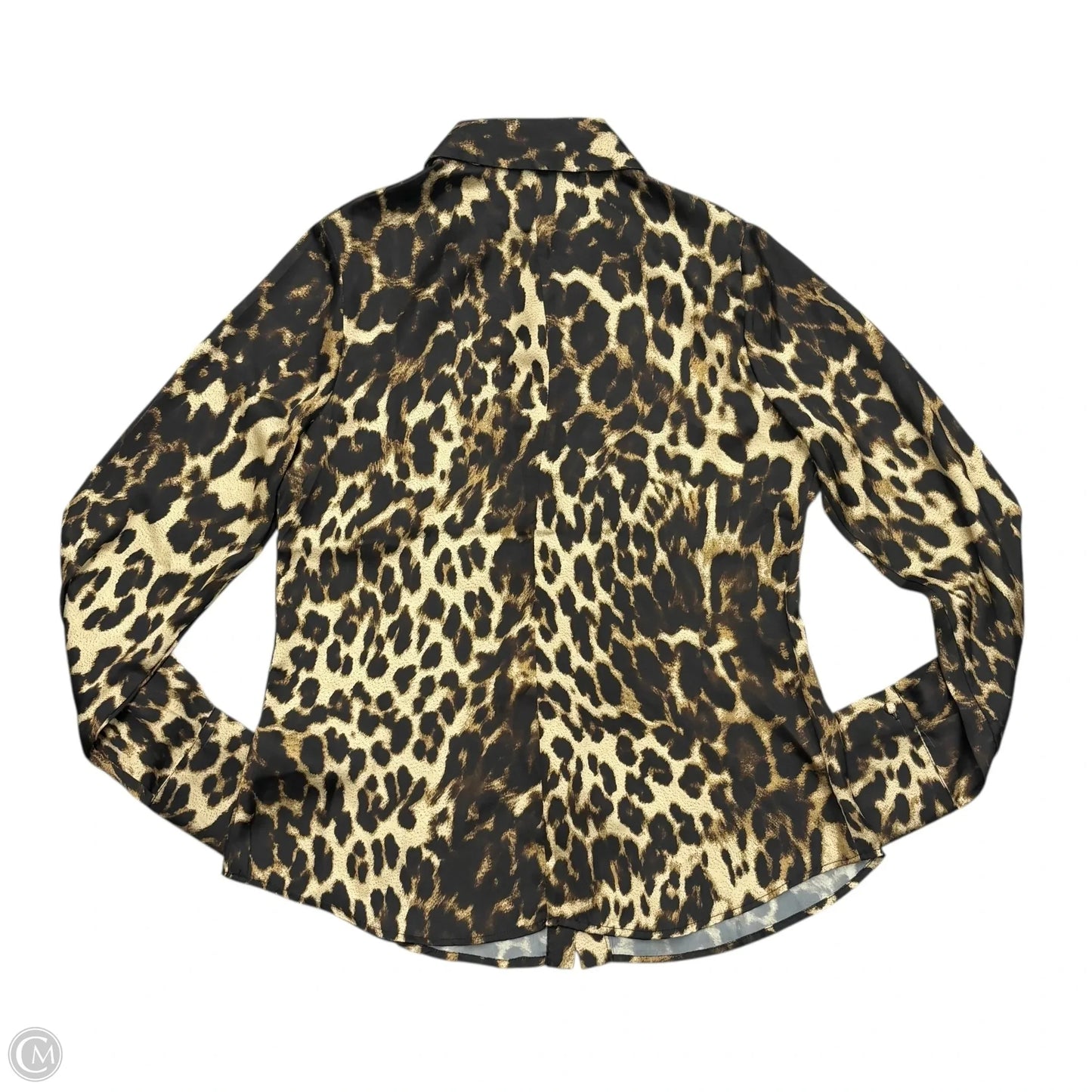 Top Long Sleeve By Industry In Animal Print, Size: S