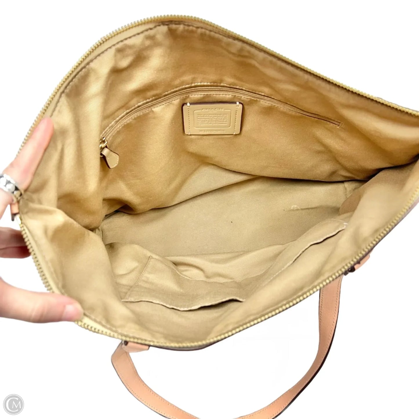 Tote Designer By Coach, Size: Large