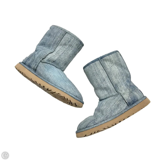 Boots Designer By Ugg In Blue Denim, Size: 7
