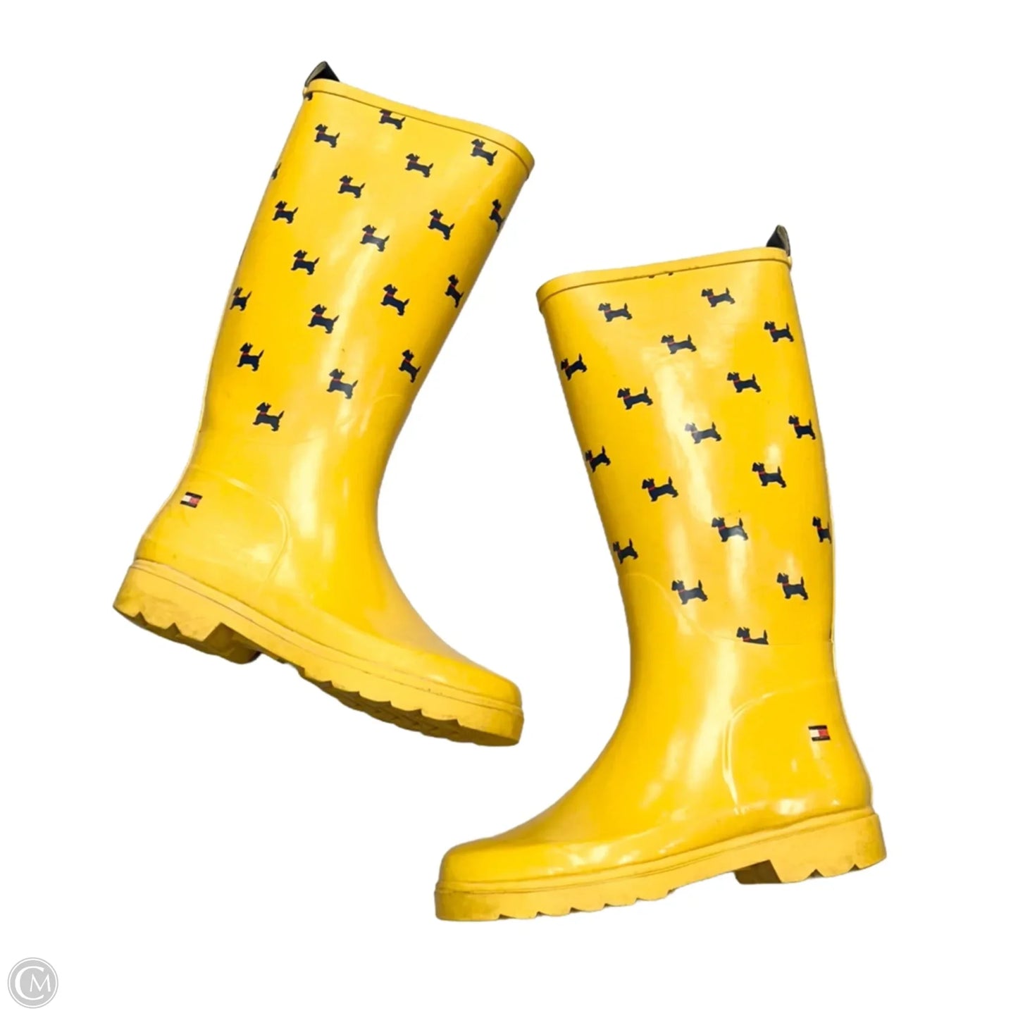 Boots Rain By Tommy Hilfiger In Yellow, Size: 7