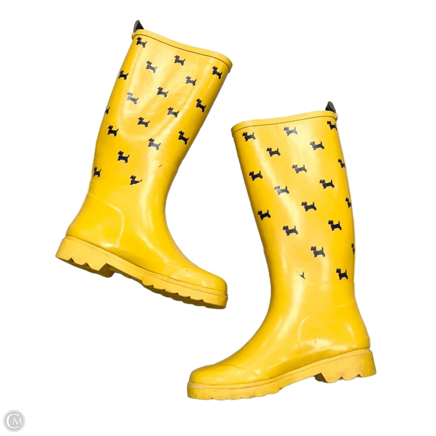 Boots Rain By Tommy Hilfiger In Yellow, Size: 7