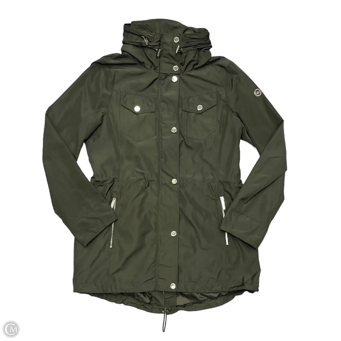 Coat Parka By Michael By Michael Kors In Green, Size: M