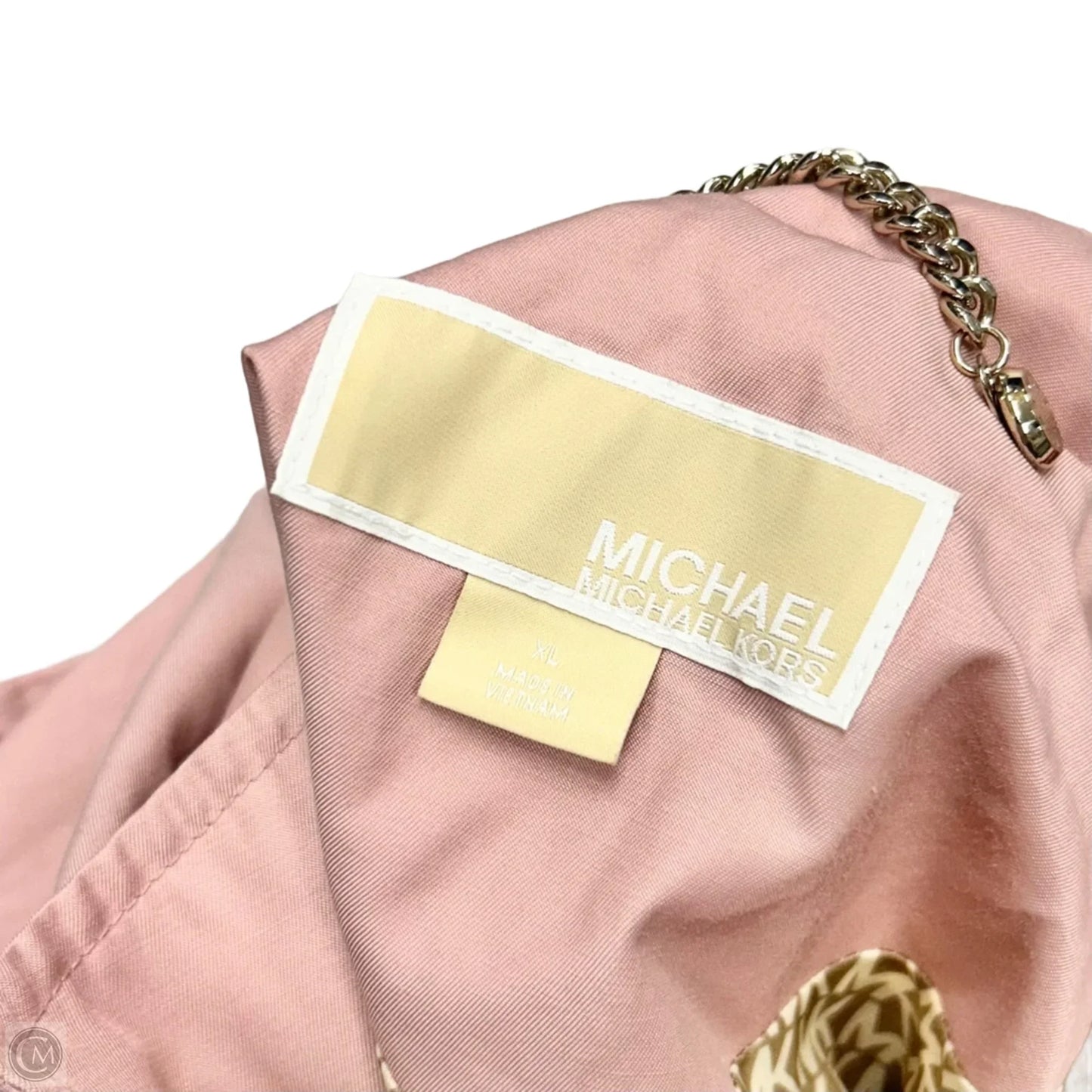 Coat Parka By Michael By Michael Kors In Pink, Size: L