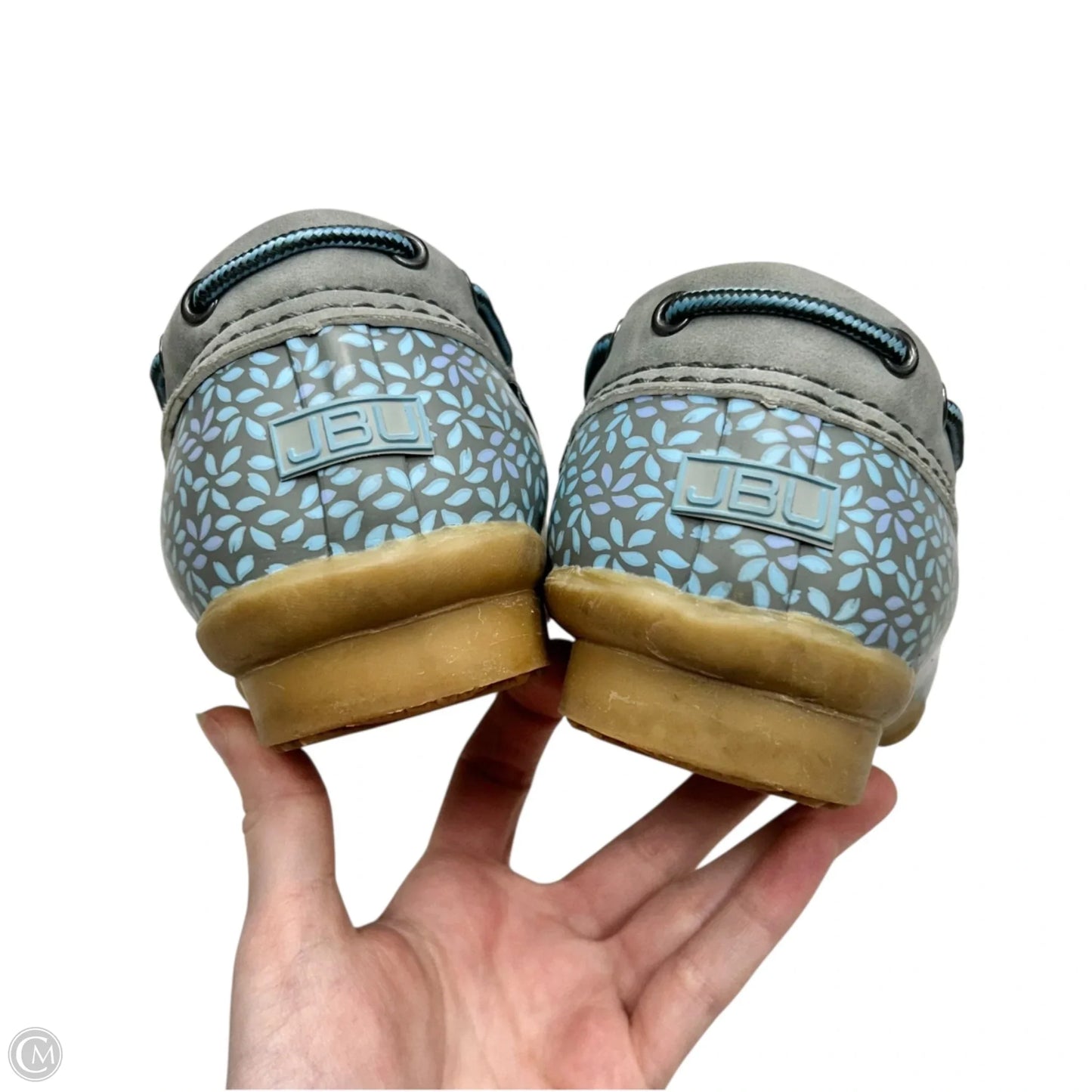 Shoes Flats By Jbu By Jambu In Blue & Grey, Size: 10