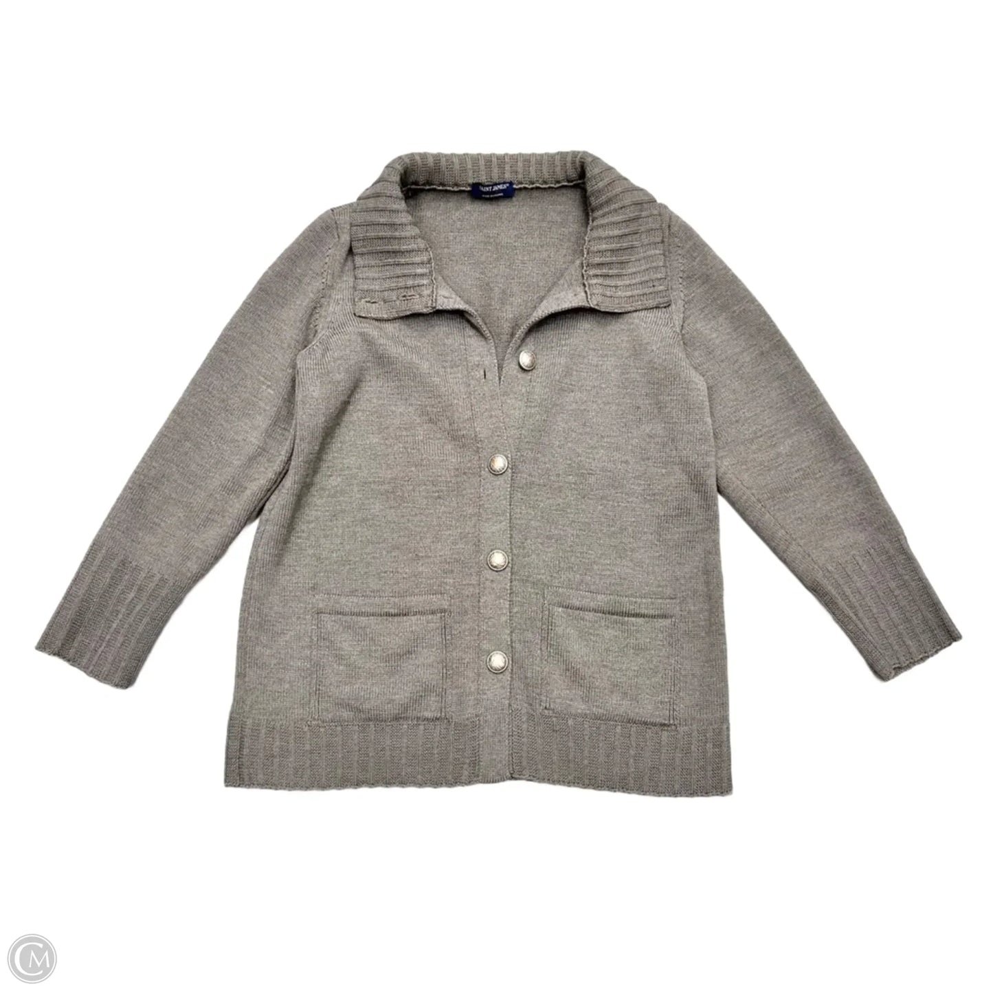 Sweater Cardigan By Saint James In Beige, Size: M