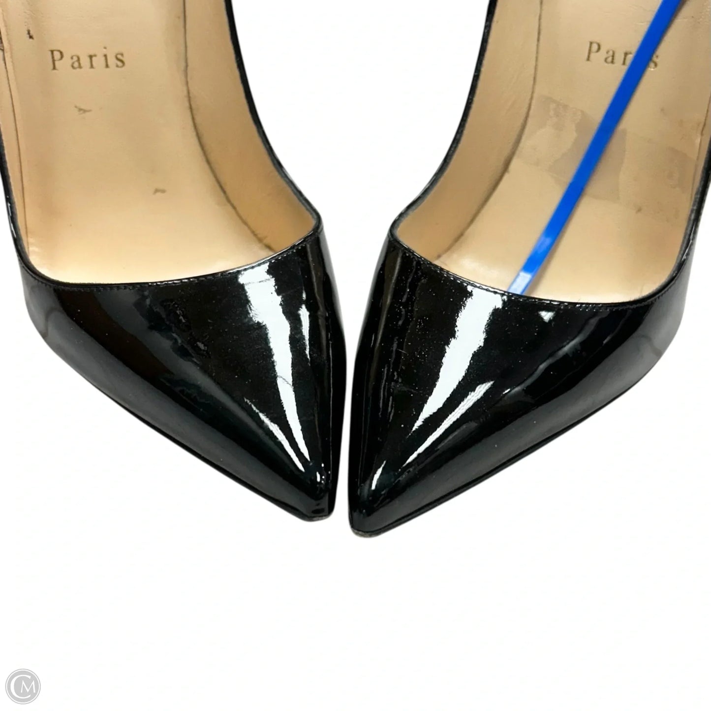 Shoes Luxury Designer By Christian Louboutin In Black, Size: 7