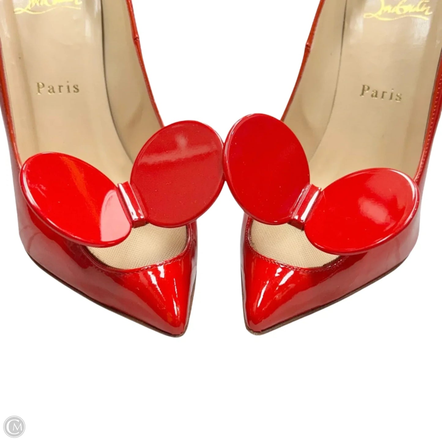 Shoes Luxury Designer By Christian Louboutin In Red, Size: 7