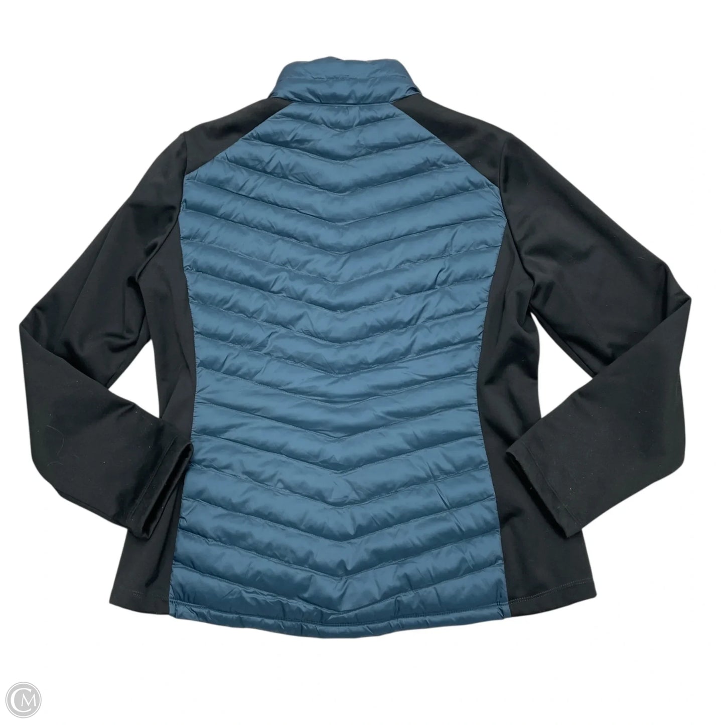Jacket Puffer & Quilted By 32 Degrees In Black & Blue, Size: L
