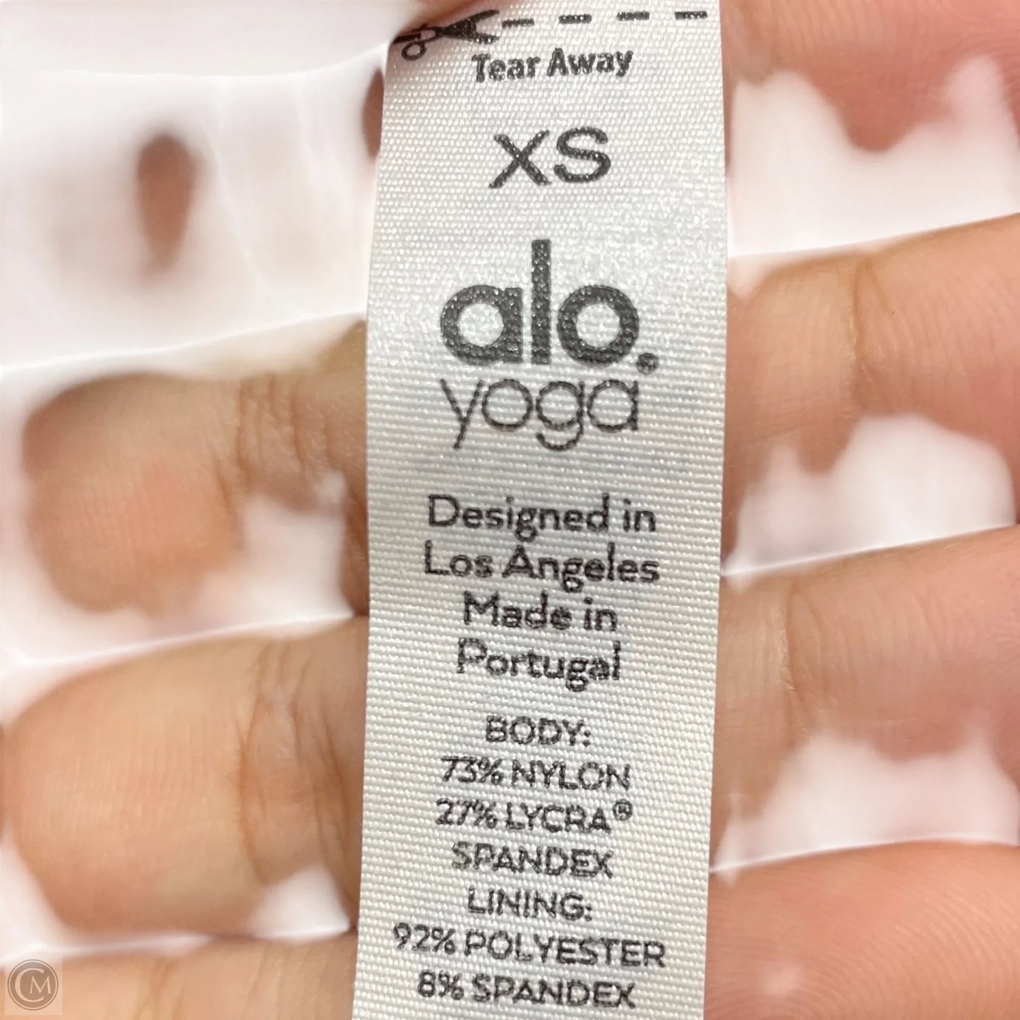 Athletic Bra By Alo In Blue, Size: Xs