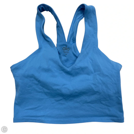 Athletic Bra By Alo In Blue, Size: Xs