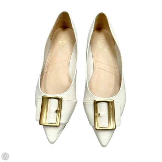 Shoes Flats By Franco Sarto In White, Size: 11
