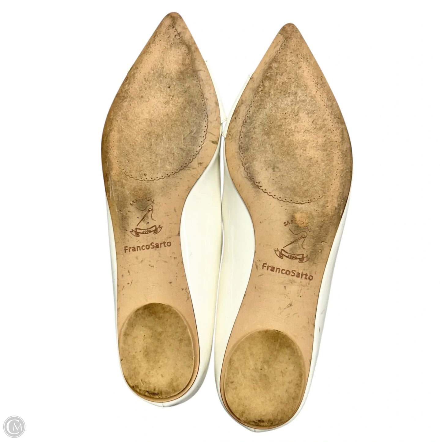 Shoes Flats By Franco Sarto In White, Size: 11