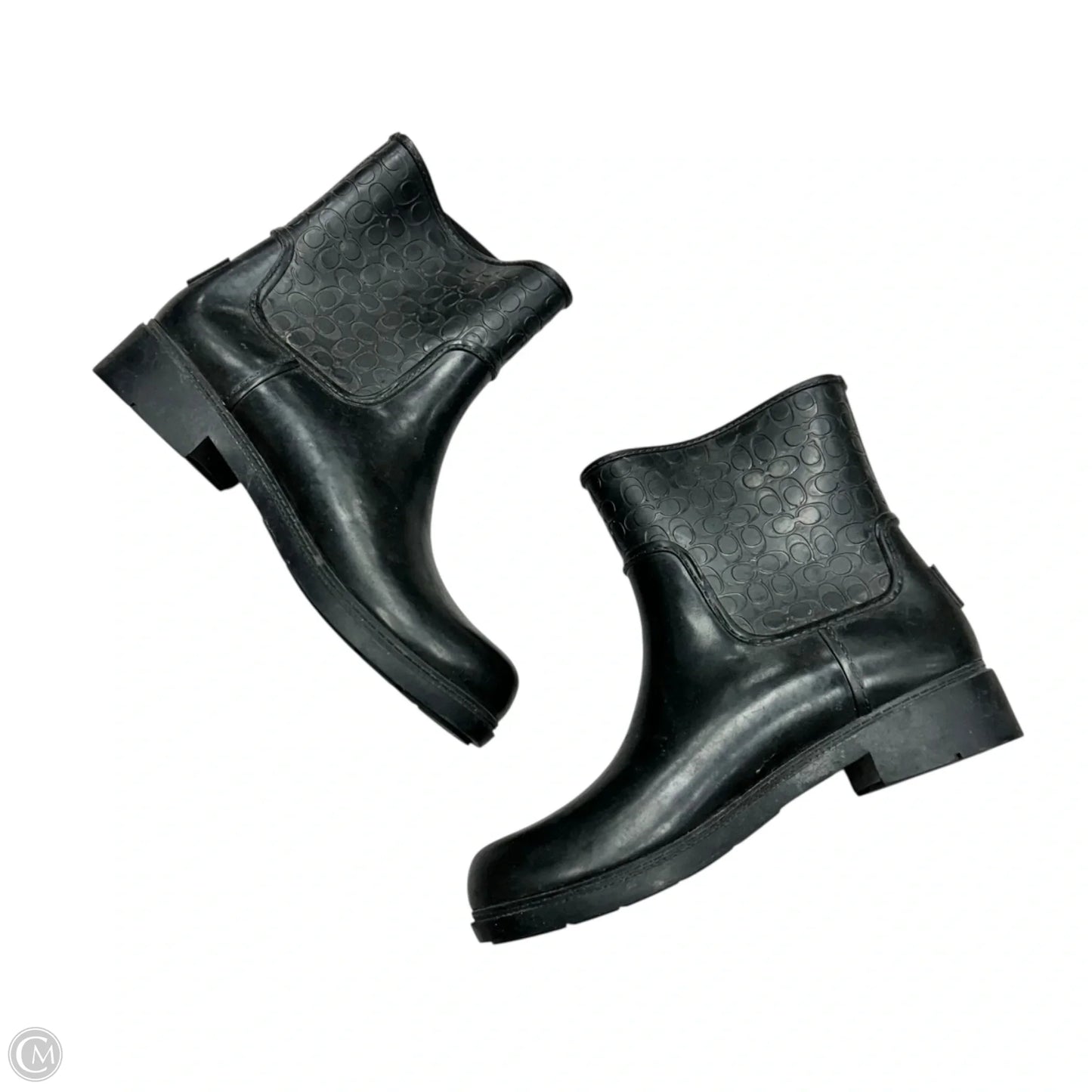 Boots Designer By Coach In Black, Size: 10