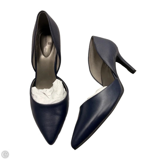 Shoes Heels Kitten By Bandolino In Navy, Size: 8