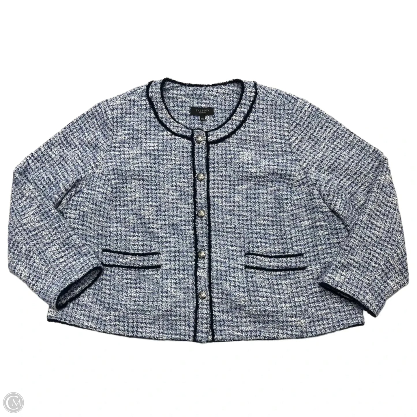 Blazer By Talbots In Blue, Size: 3x