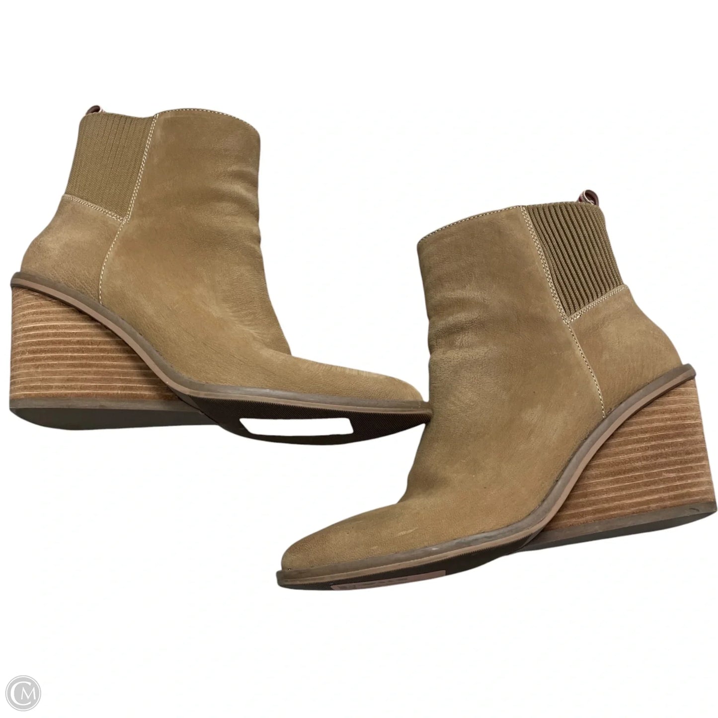Boots Ankle Heels By Dr Scholls In Tan, Size: 7