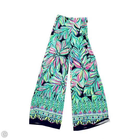 Pants Designer By Lilly Pulitzer In Blue & Green, Size: Xs
