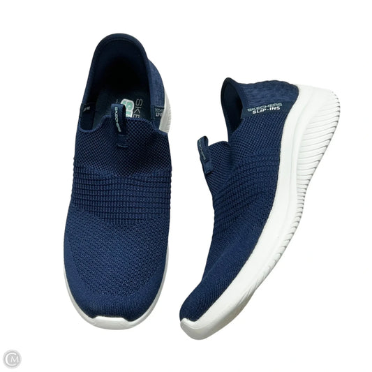 Shoes Athletic By Skechers In Navy, Size: 9