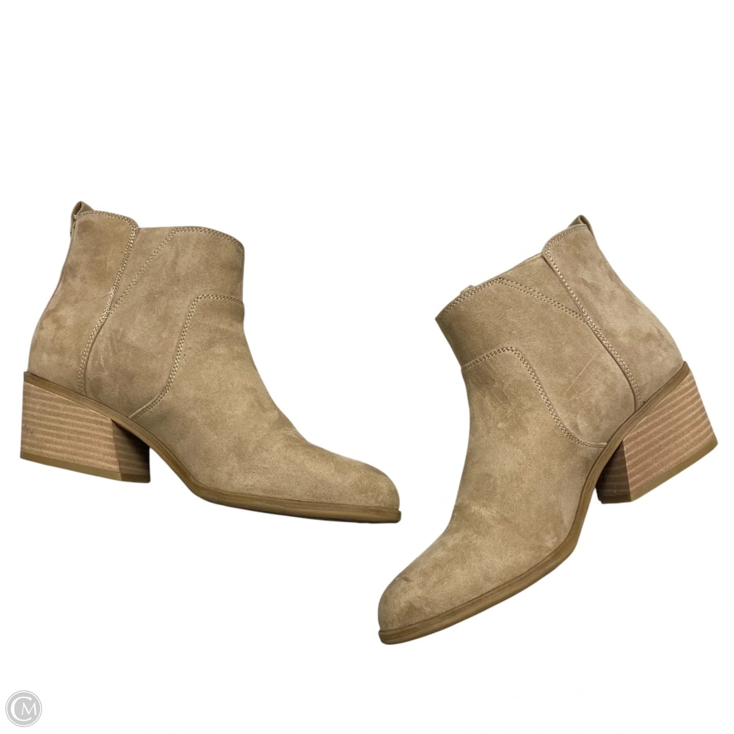 Boots Ankle Heels By Dr Scholls In Cream, Size: 10