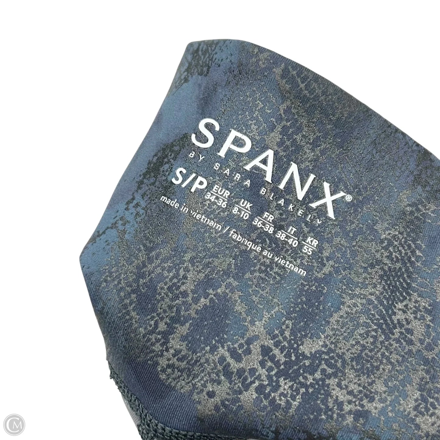 Athletic Leggings By Spanx In Snakeskin Print, Size: S