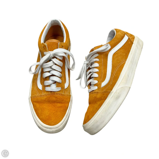 Shoes Sneakers By Vans In Camel, Size: 10