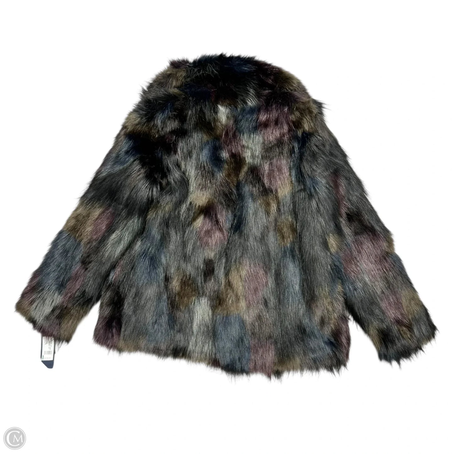 Coat Faux Fur & Sherpa By Rachel Roy In Black, Size: L