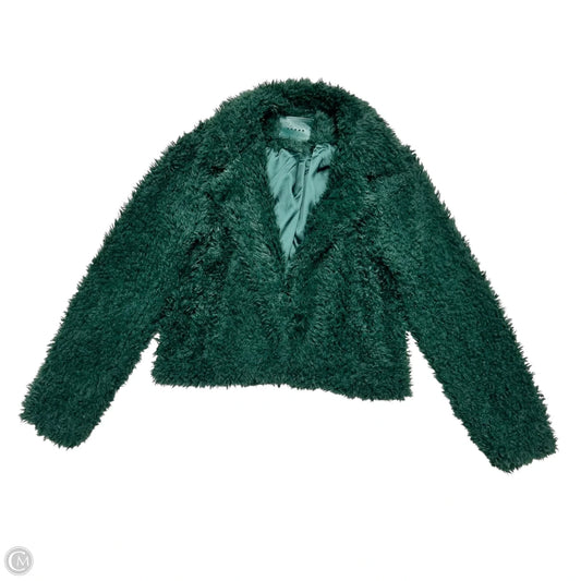 Coat Faux Fur & Sherpa By Blanknyc In Green, Size: Xl