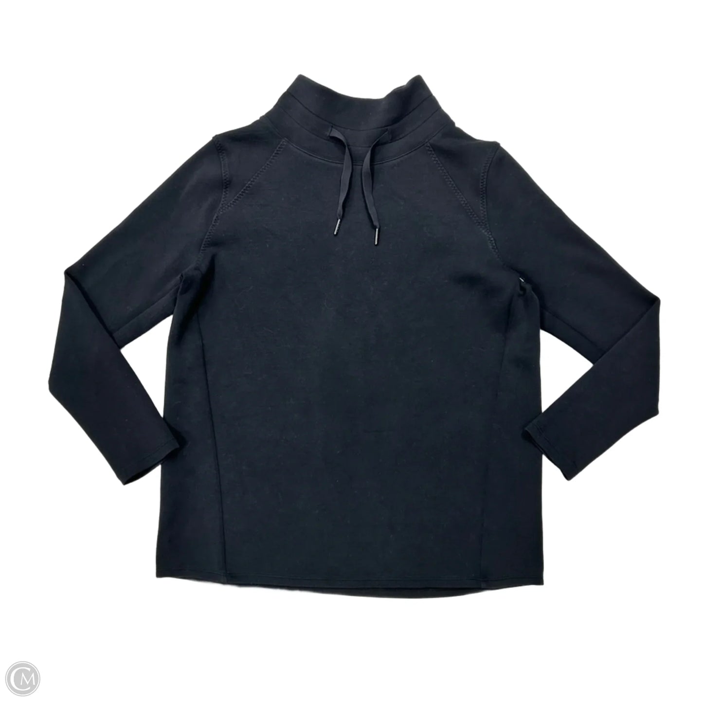 Sweatshirt Collar By Spanx In Black, Size: M