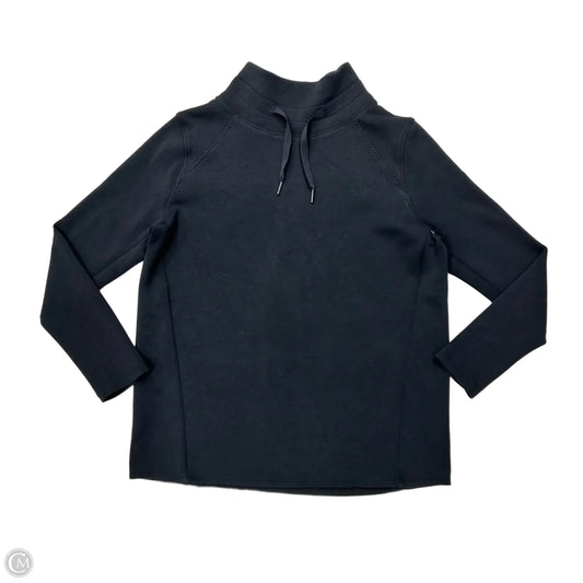 Sweatshirt Collar By Spanx In Black, Size: M
