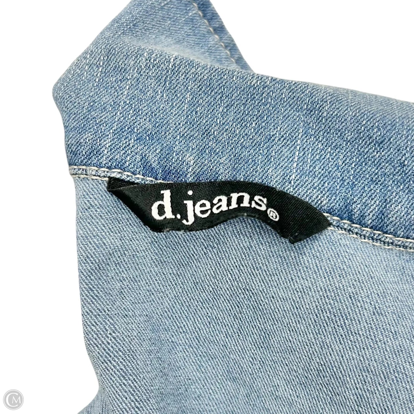Jacket Denim By D Jeans In Blue, Size: L