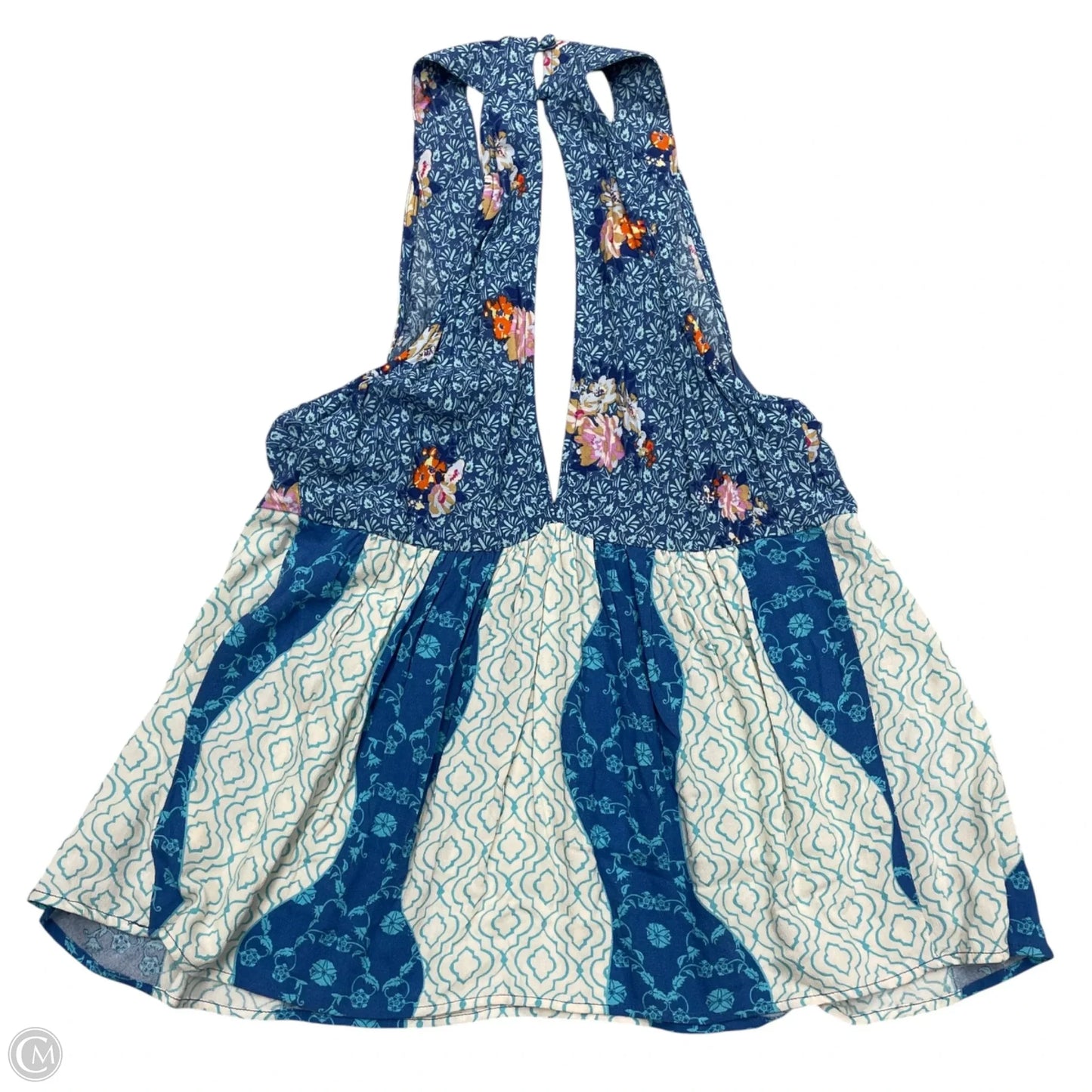 Top Sleeveless By Free People In Floral Print, Size: S