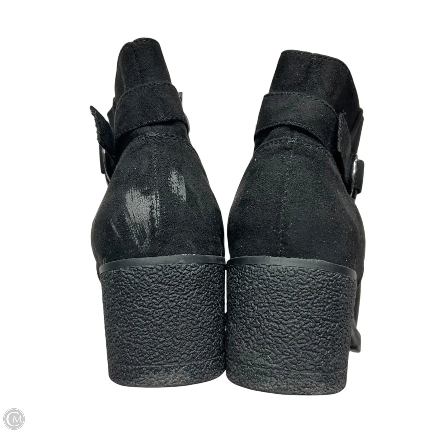 Boots Ankle Heels By Primark In Black, Size: 8w
