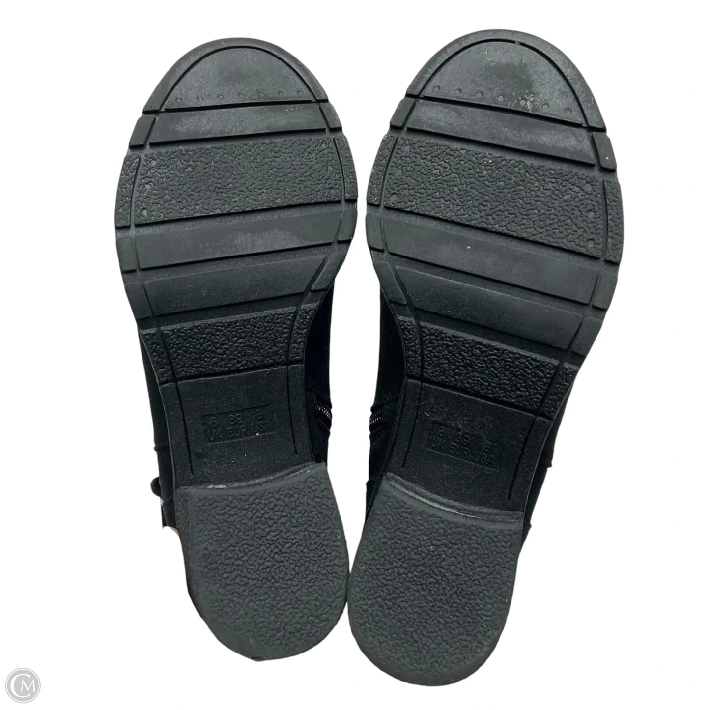 Boots Ankle Heels By Primark In Black, Size: 8w