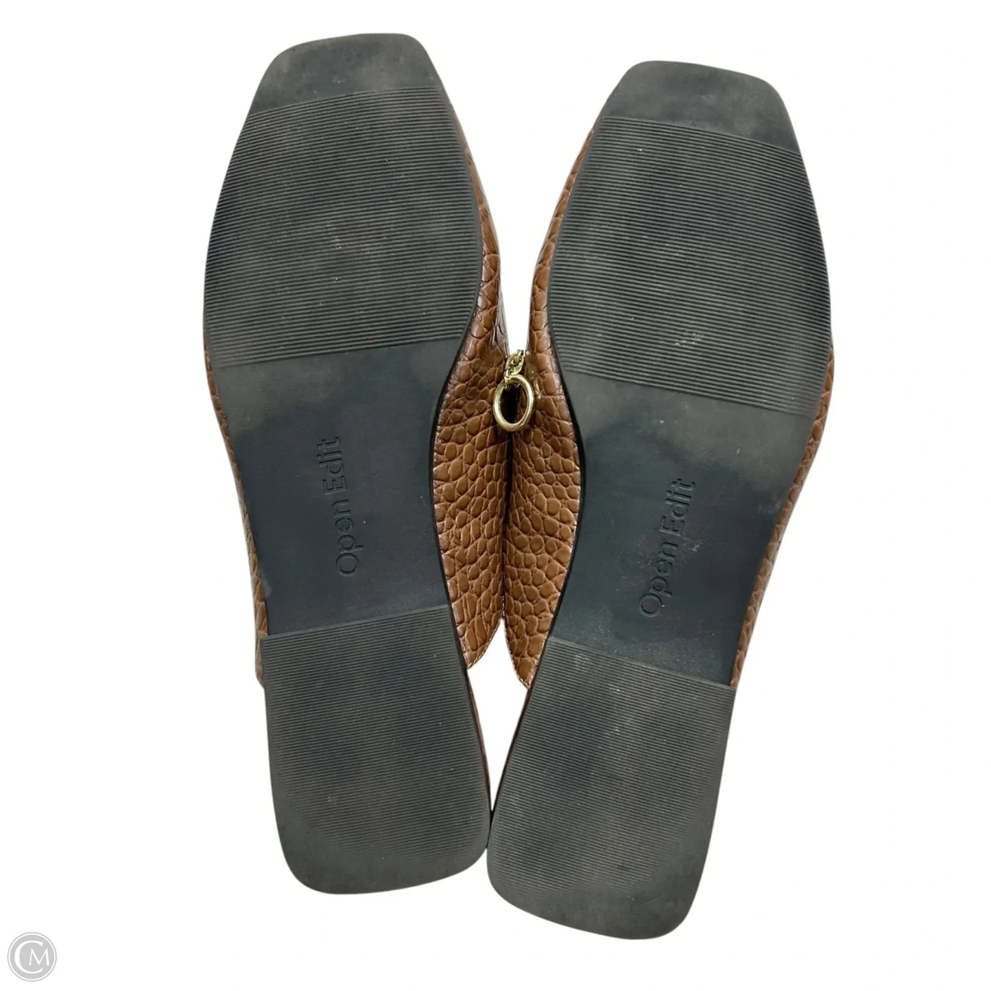 Shoes Flats By Open Edit In Brown, Size: 7