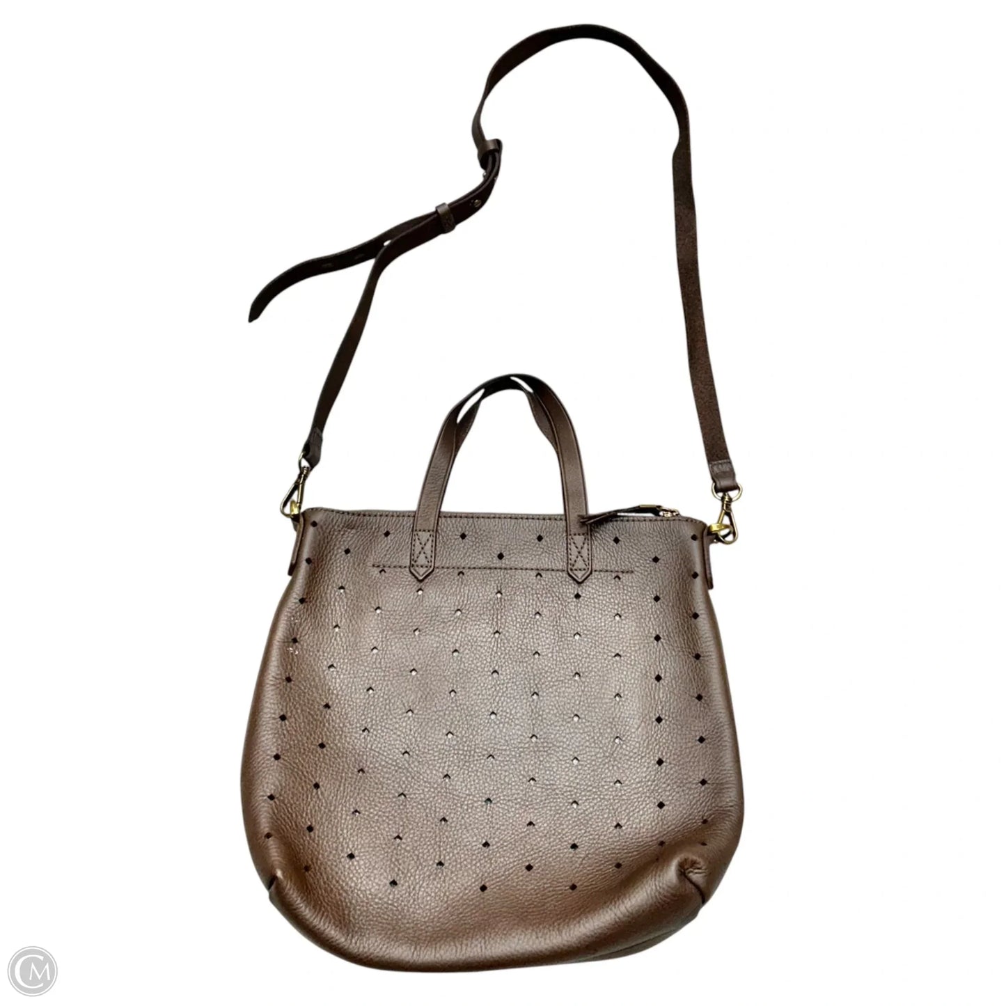 Crossbody Leather By Madewell, Size: Medium
