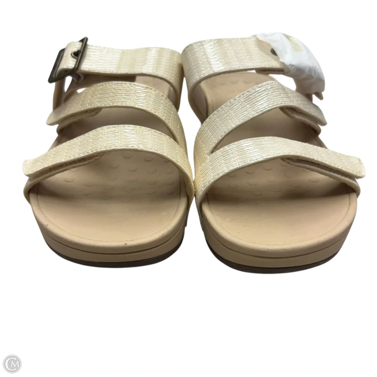 Sandals Heels Platform By Vionic In Cream, Size: 6