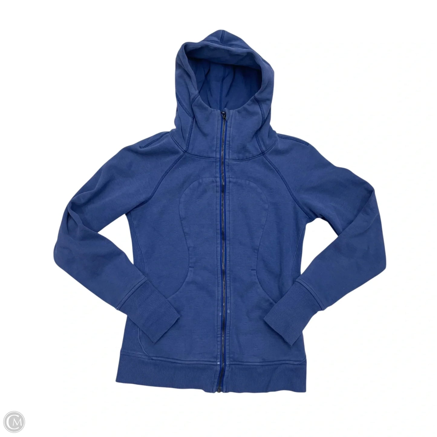 Athletic Jacket By Lululemon In Blue, Size: S