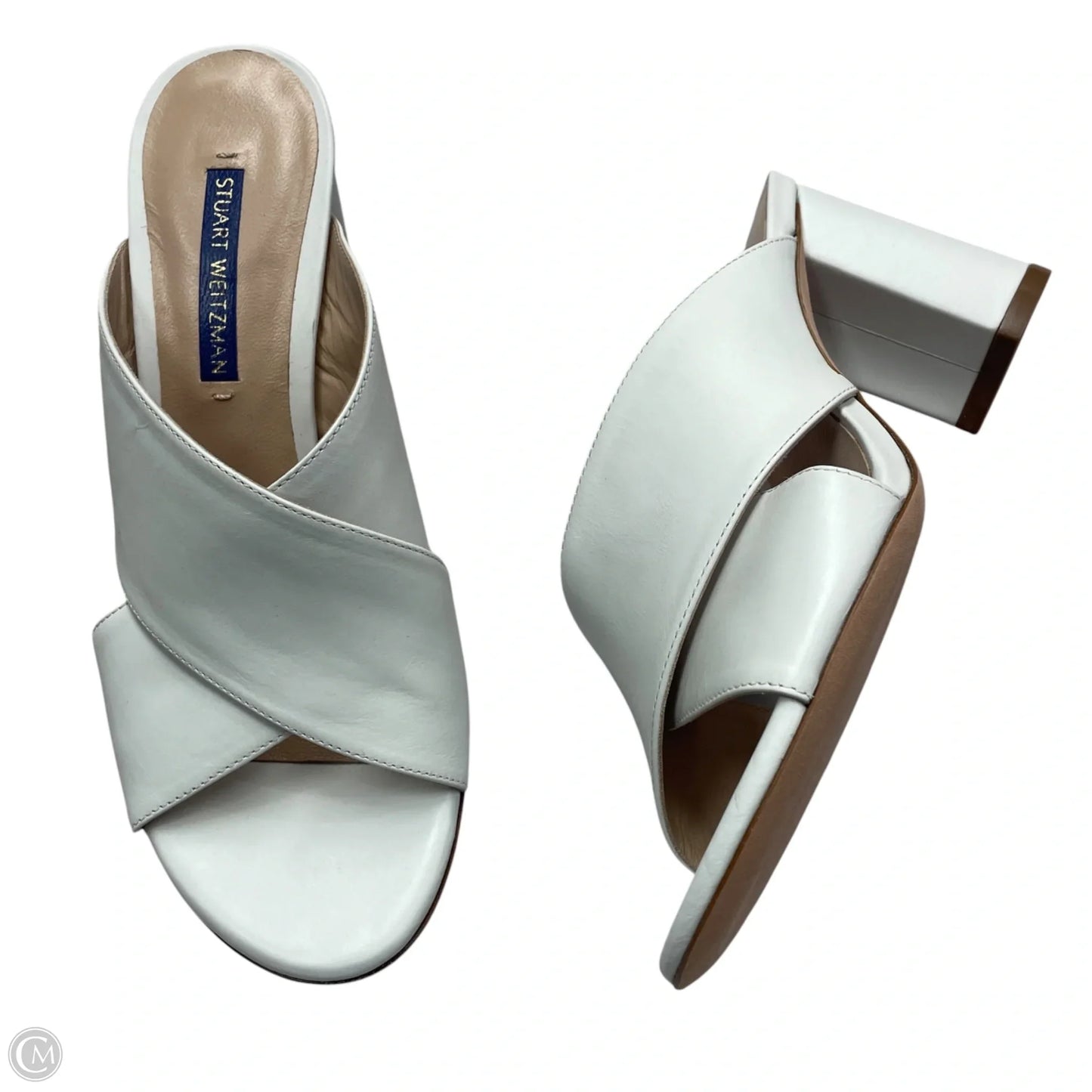 Shoes Designer By Stuart Weitzman In White, Size: 6