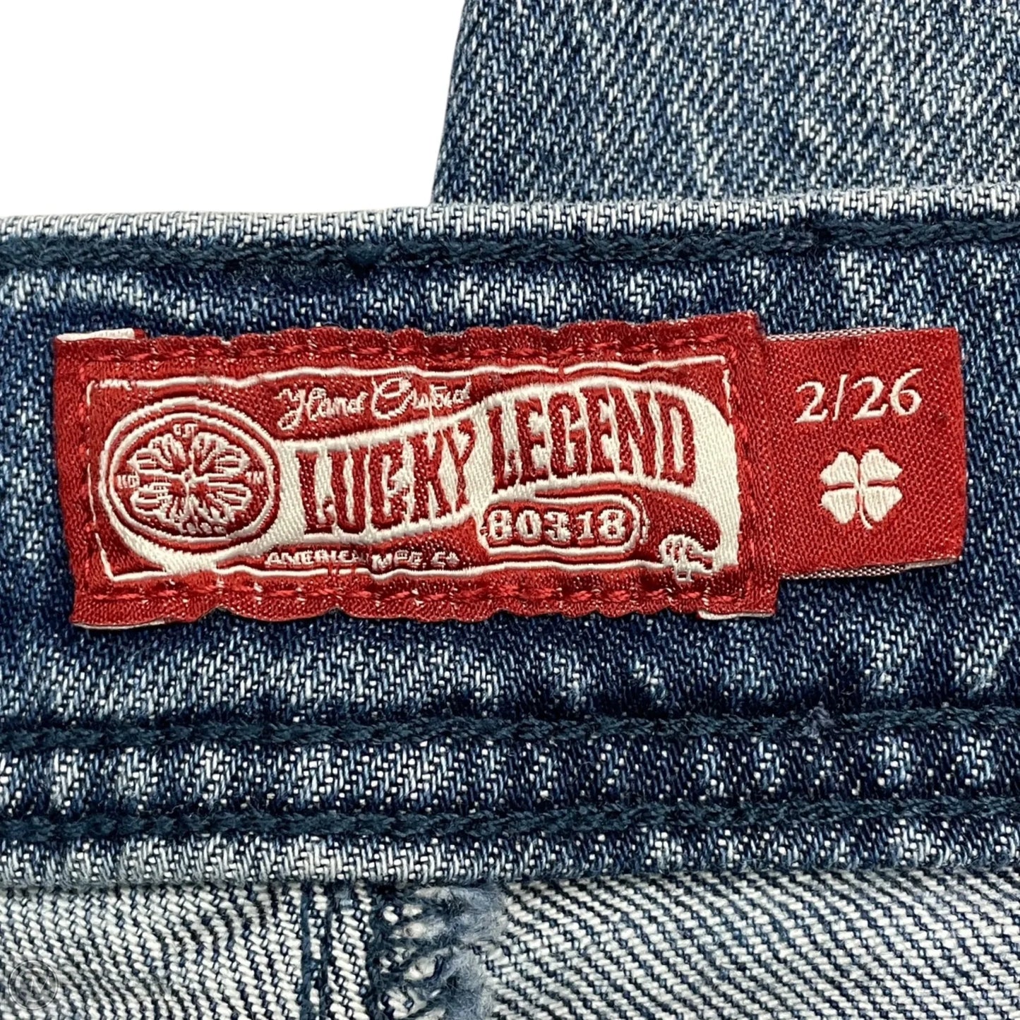 Jeans Wide Leg By Lucky Brand In Blue Denim, Size: 2