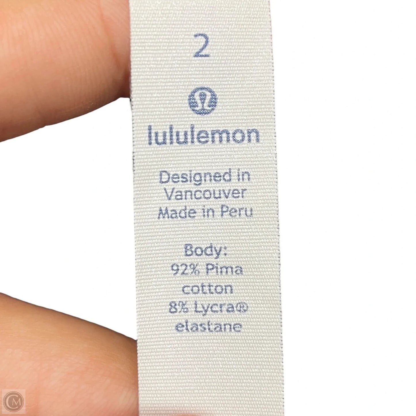 Athletic Top Short Sleeve By Lululemon In Black, Size: Xs