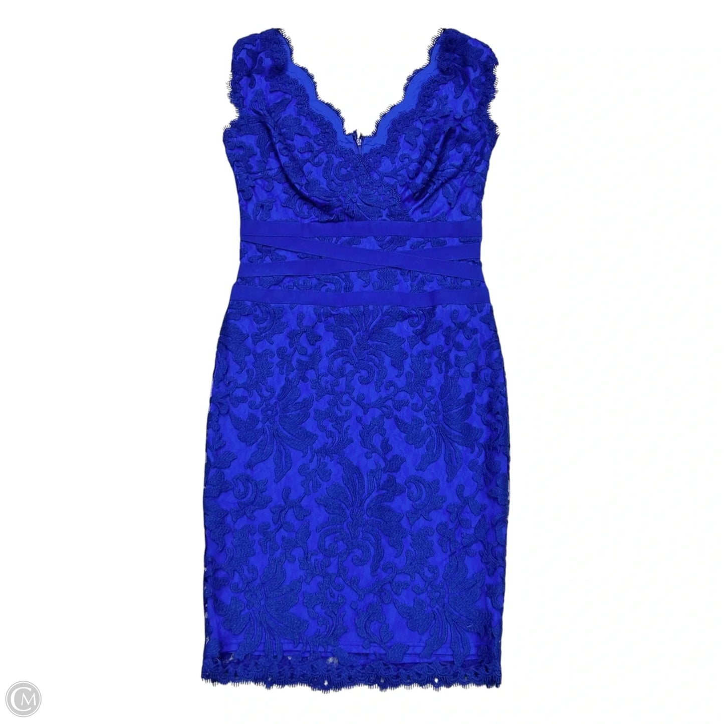 Dress Party Midi By Tadashi Shoji In Blue, Size: S